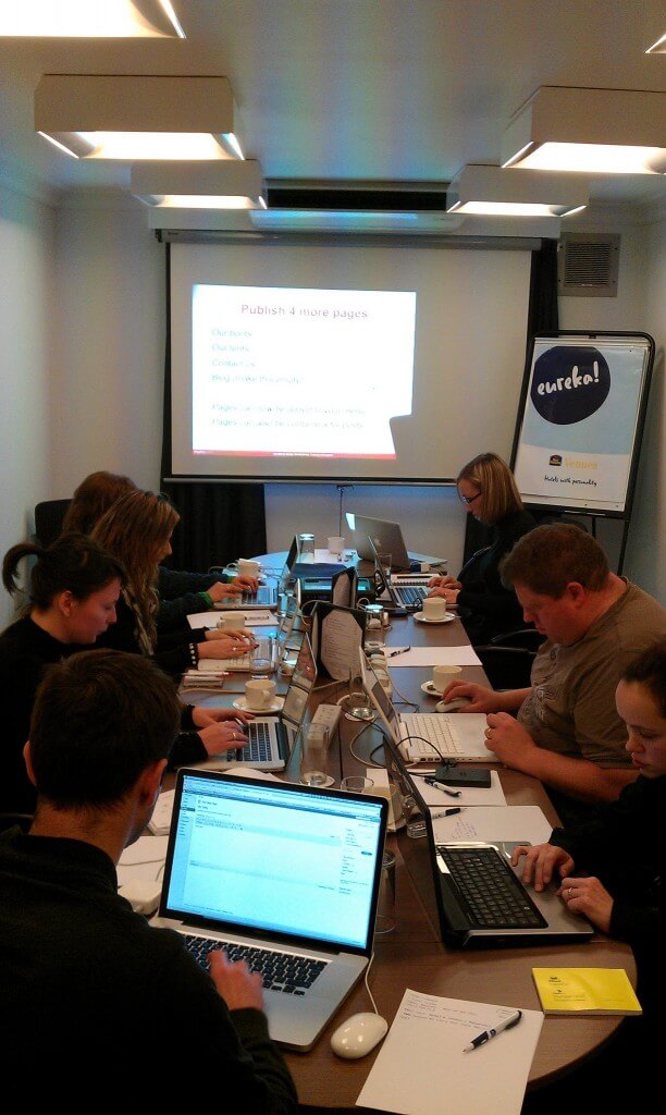 A couple of pics from our latest WordPress training day in Edinburgh 2