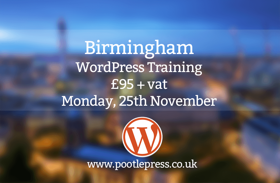 birmingham wordpress training